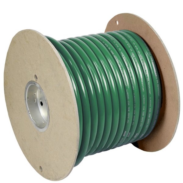 Pacer Group Pacer Green 6 AWG Battery Cable, 100' WUL6GN-100